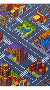 Dječji tapisoni BIG CITY 100x100 79,9  191249