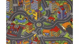 Dječji tapisoni,Dječji kutak SMART CITY 97 4m 100x100 12,89 EUR 180337